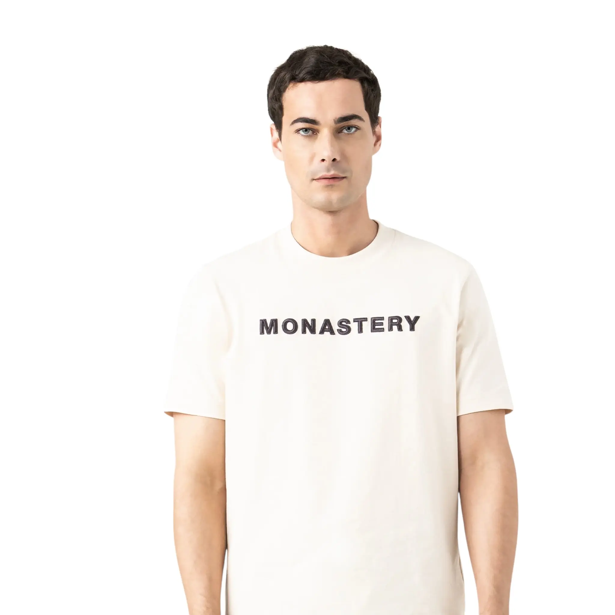 MONASTERY BLAZE T-SHIRT MEN BLACK , WHITE