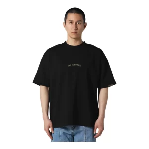 PAS D MONACO Waffle V1 Black T-Shirt