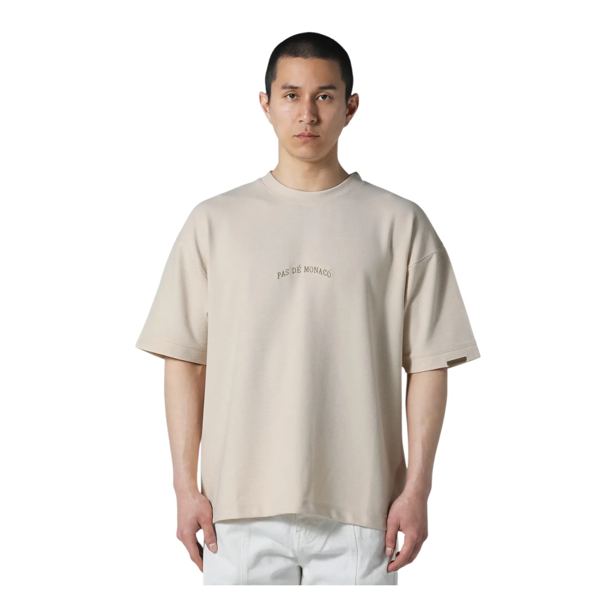PAS D MONACO Jacquard V1 Sand T-Shirt