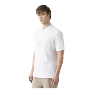 MONASTERY AVRA POLO MEN WHITE BLACK
