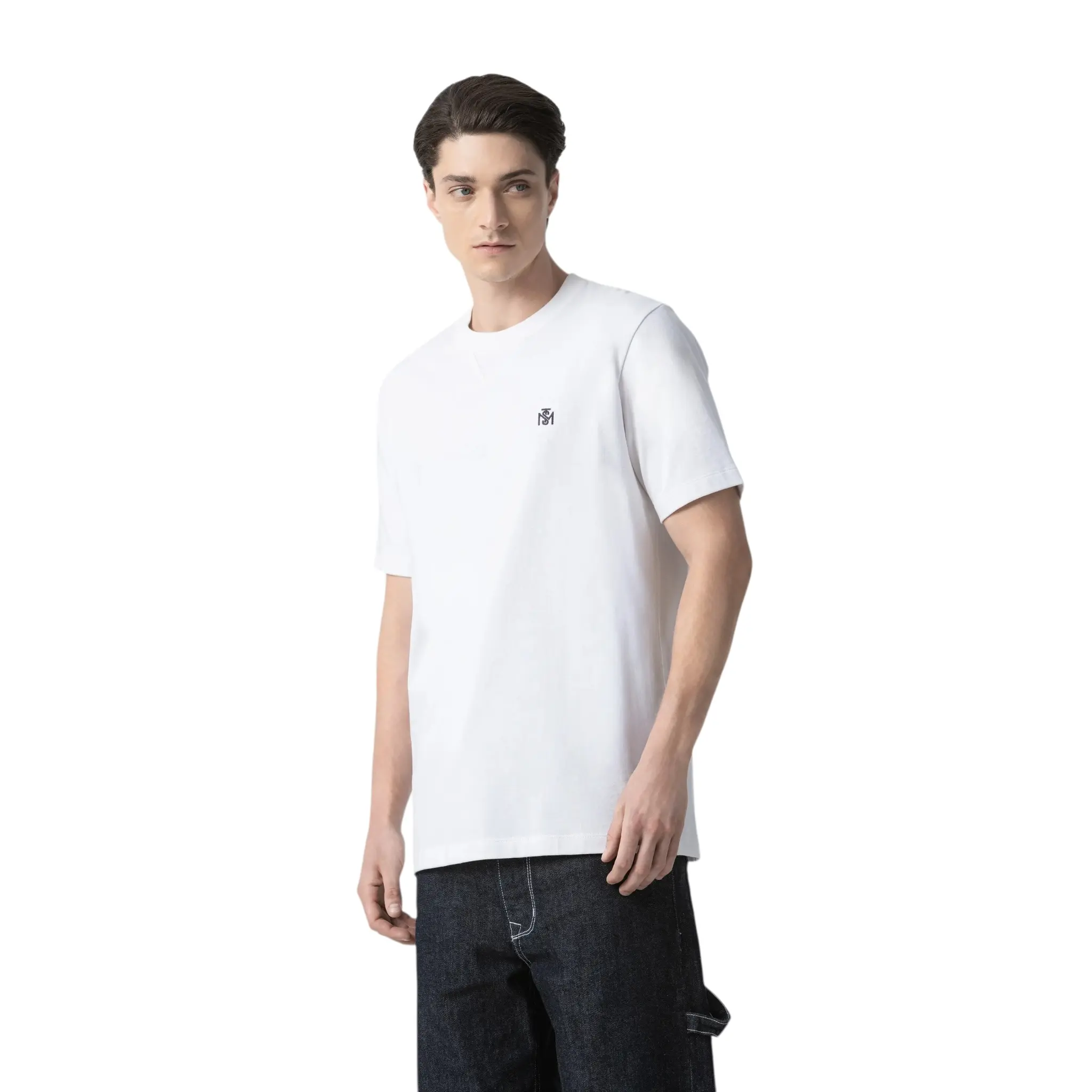 MONASTERY MISURI T-SHIRT MEN WHITE BLACK