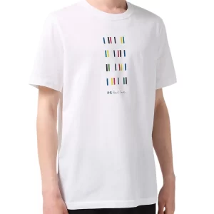 PAUAL SMITH MENS RE  FIT T SHIRT P S STRIPE