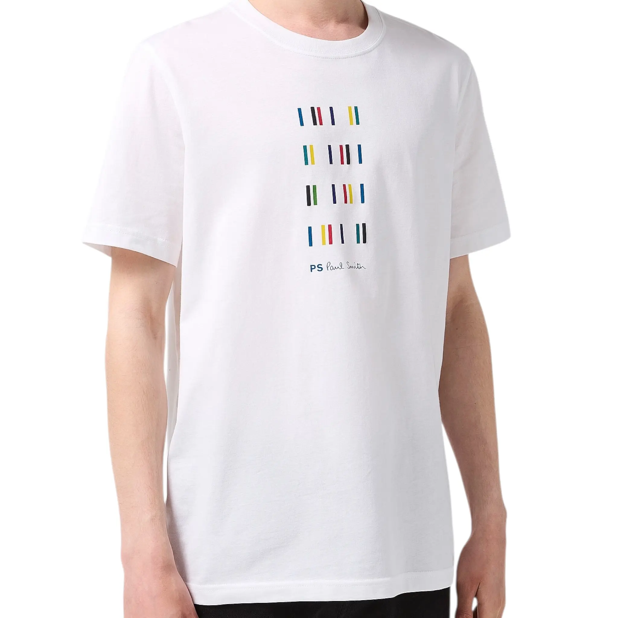 PAUAL SMITH MENS RE  FIT T SHIRT P S STRIPE