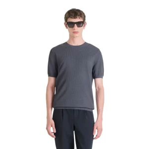 ANTONY MORATO SHORT SLEEVE REGULAR FIT SUPER FINE VISCOSE BLEND JERSEY