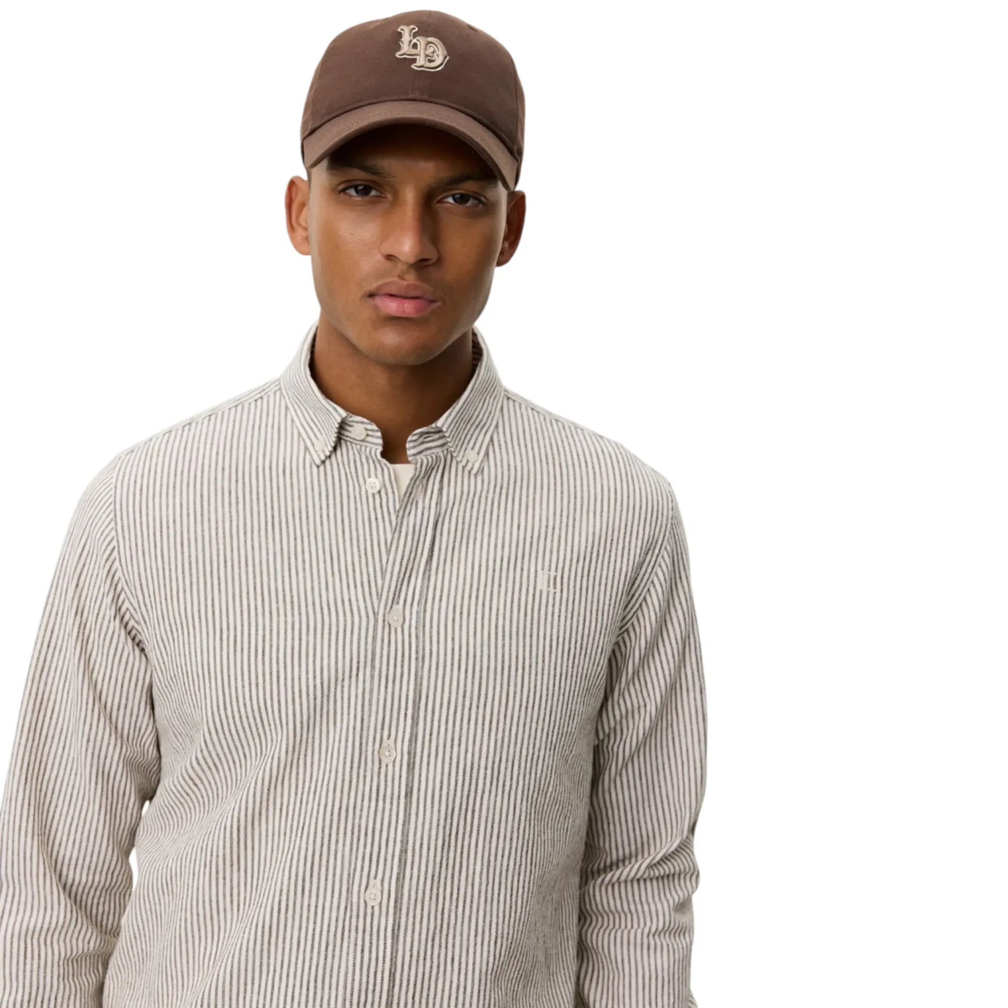 LES DEUX  KONRAD LINE STRIPE BROWN