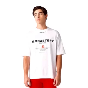 MONASTERY TERRIMONT T-SHIRT OVERSIZED MEN WHITE