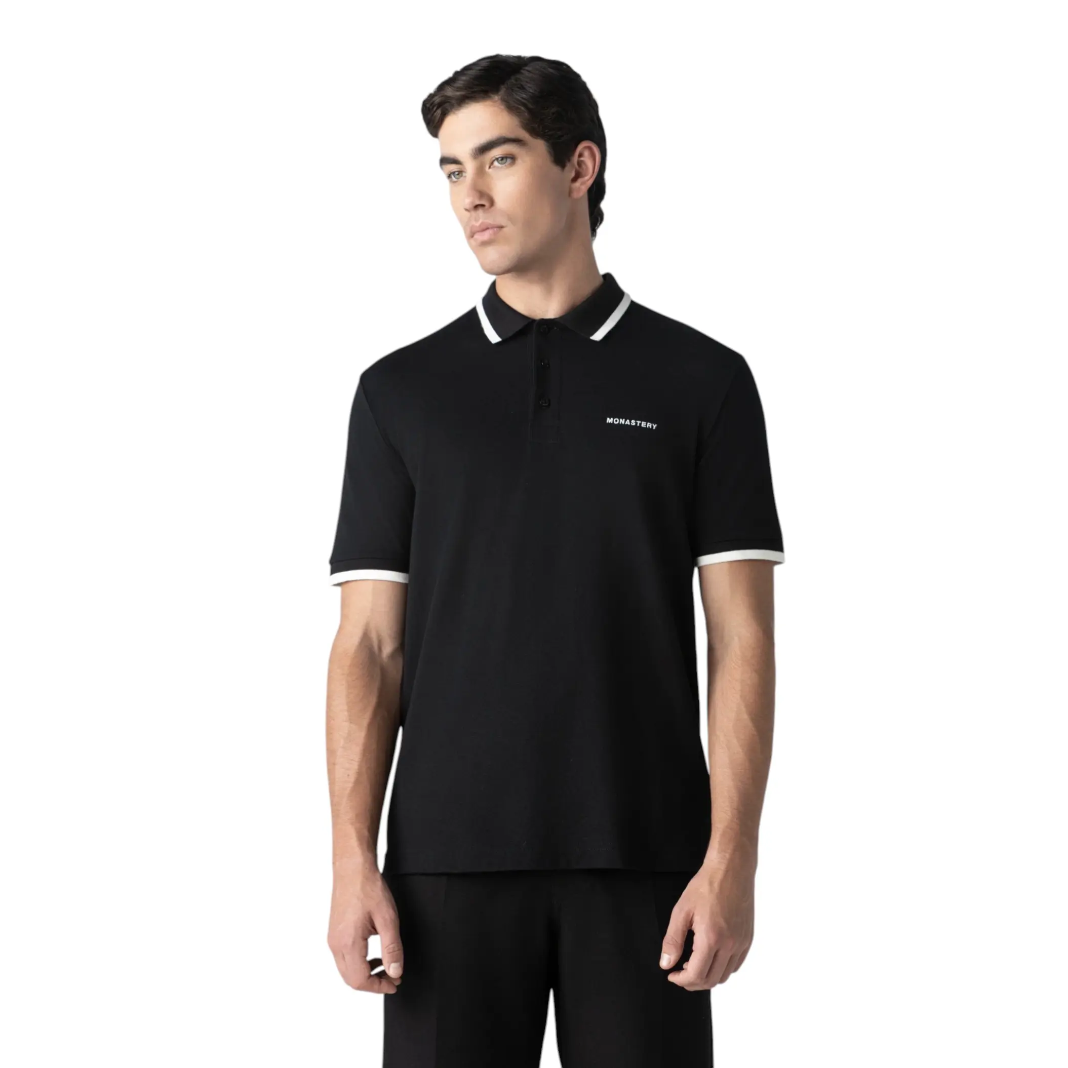 MONASTERY TRIUMPHUS POLO MEN BLACK