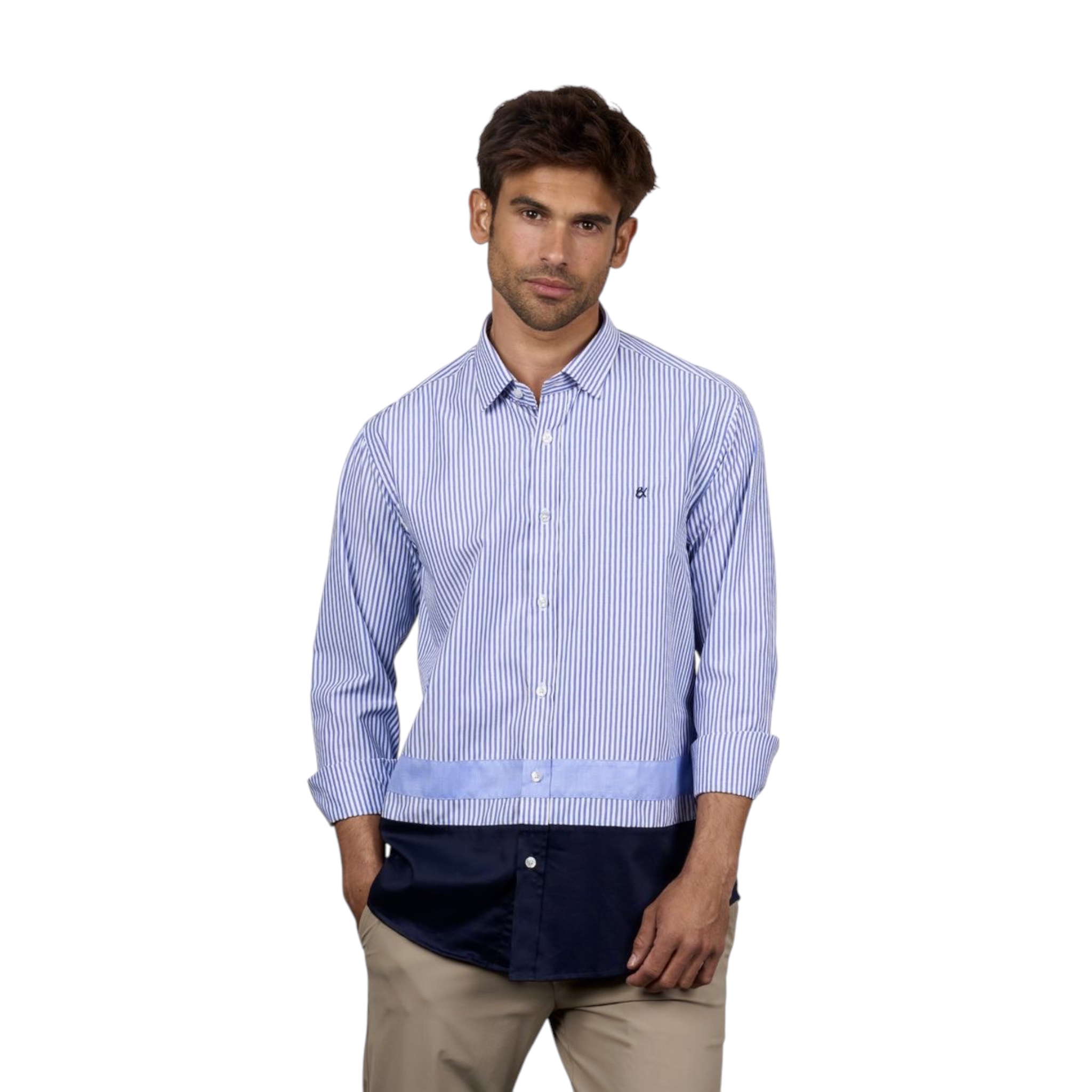 EIGHT X Stillline Long Sleeve Button Down Shirt