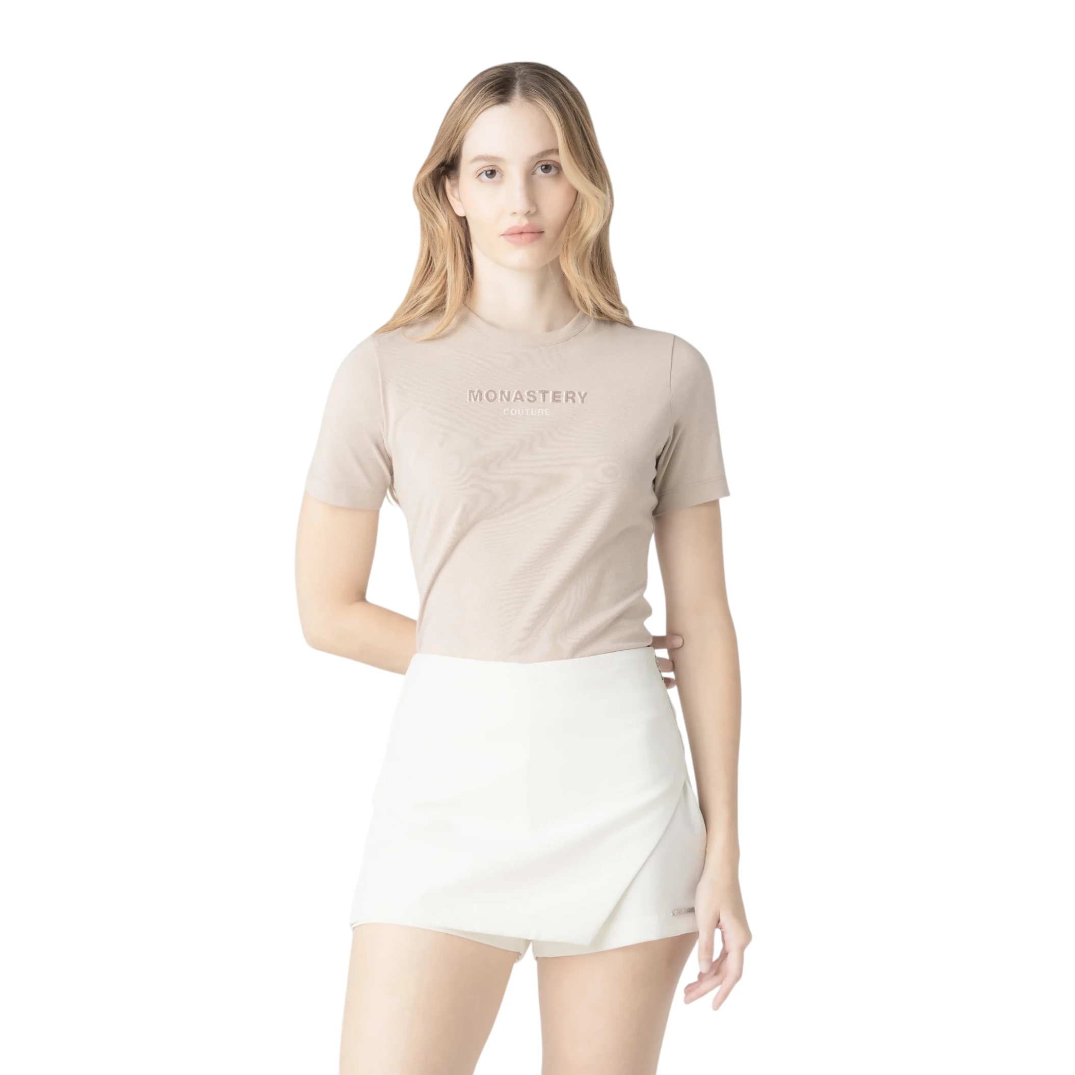 MONASTERY ALLEGRA T-SHIRT WOMEN SIMPLY TAUPE