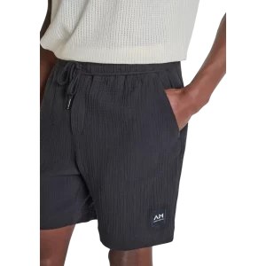 ANTONY MORATO PANTALONES CORTOS REGULAR FIT DE SUAVE ALGODÓN EFECTO CRINCKLE