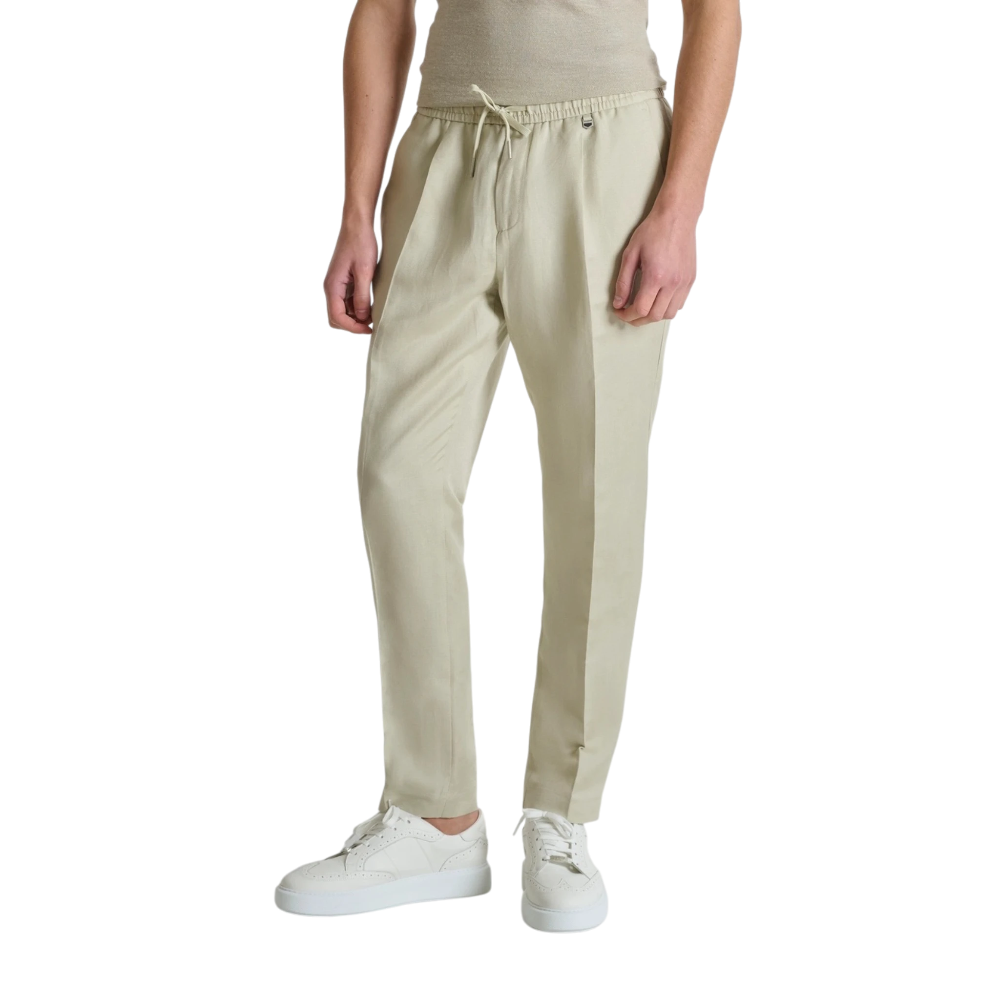 ANTONY MORATO PANTALONES REGULAR FIT «NEIL» DE MEZCLA DE LINO SLUB