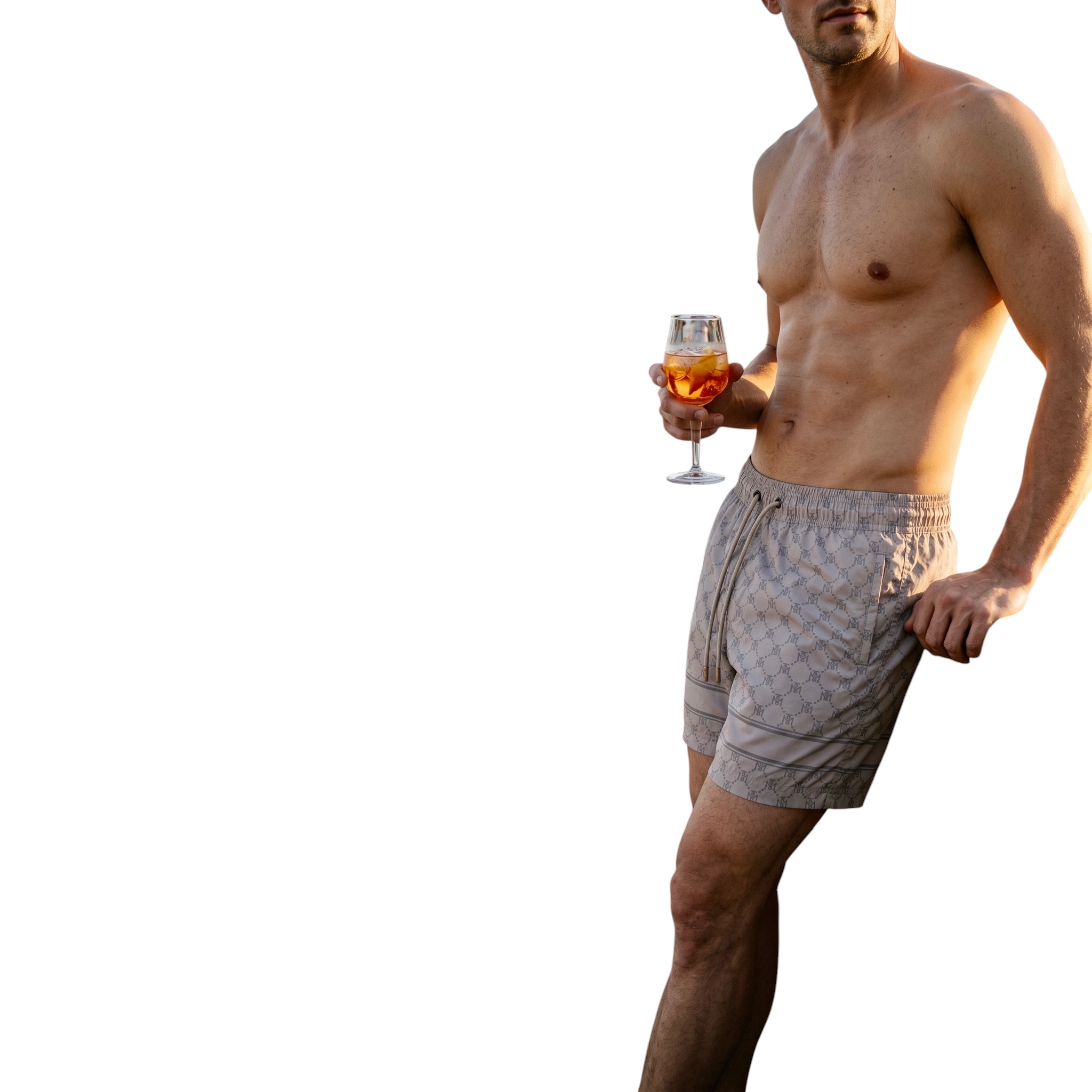 MONASTERY RENDUG SWIMSHORT MEN SIMPLY TAUPE
