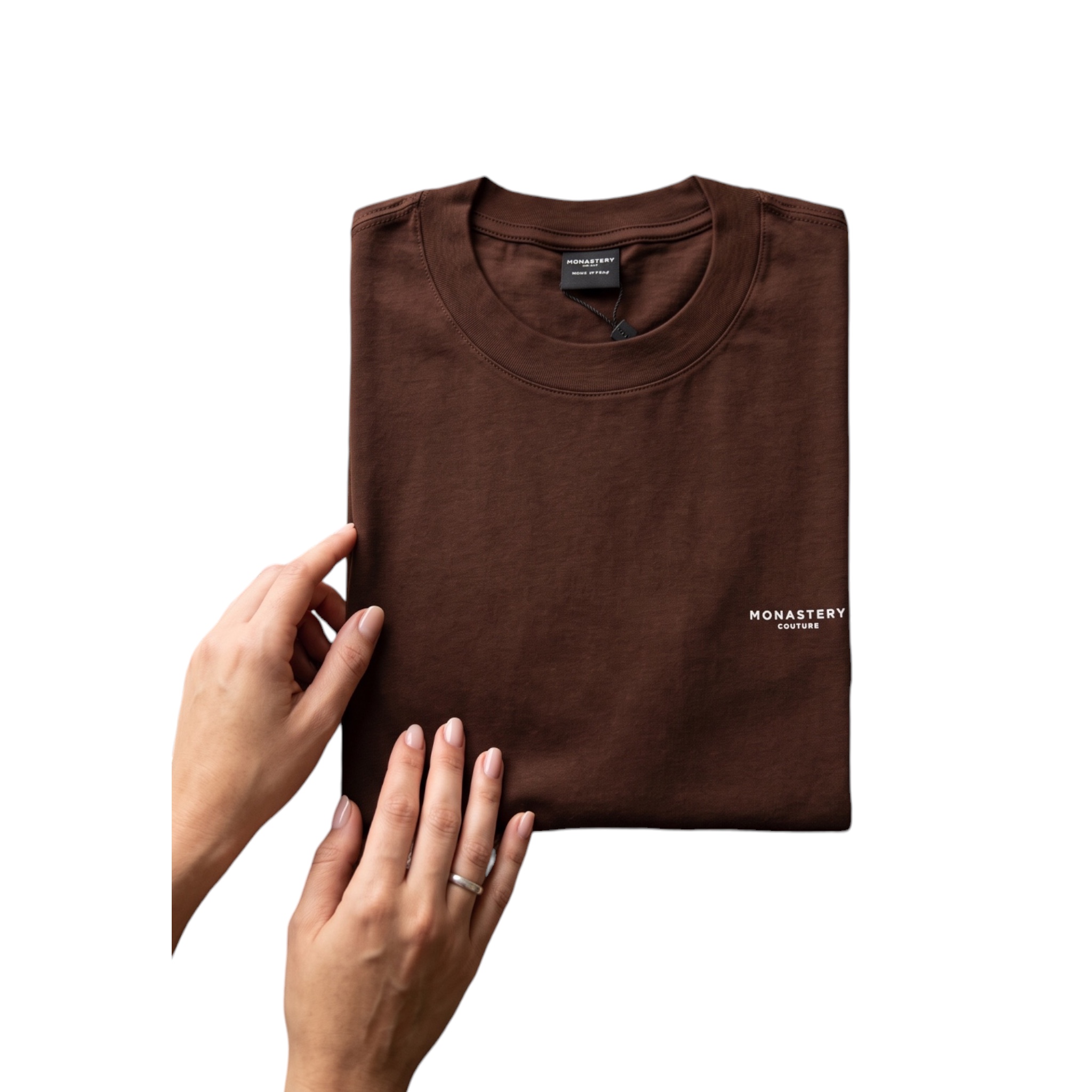 MONASTERY DOMUS T-SHIRT BLACK/WHITE/BROWN