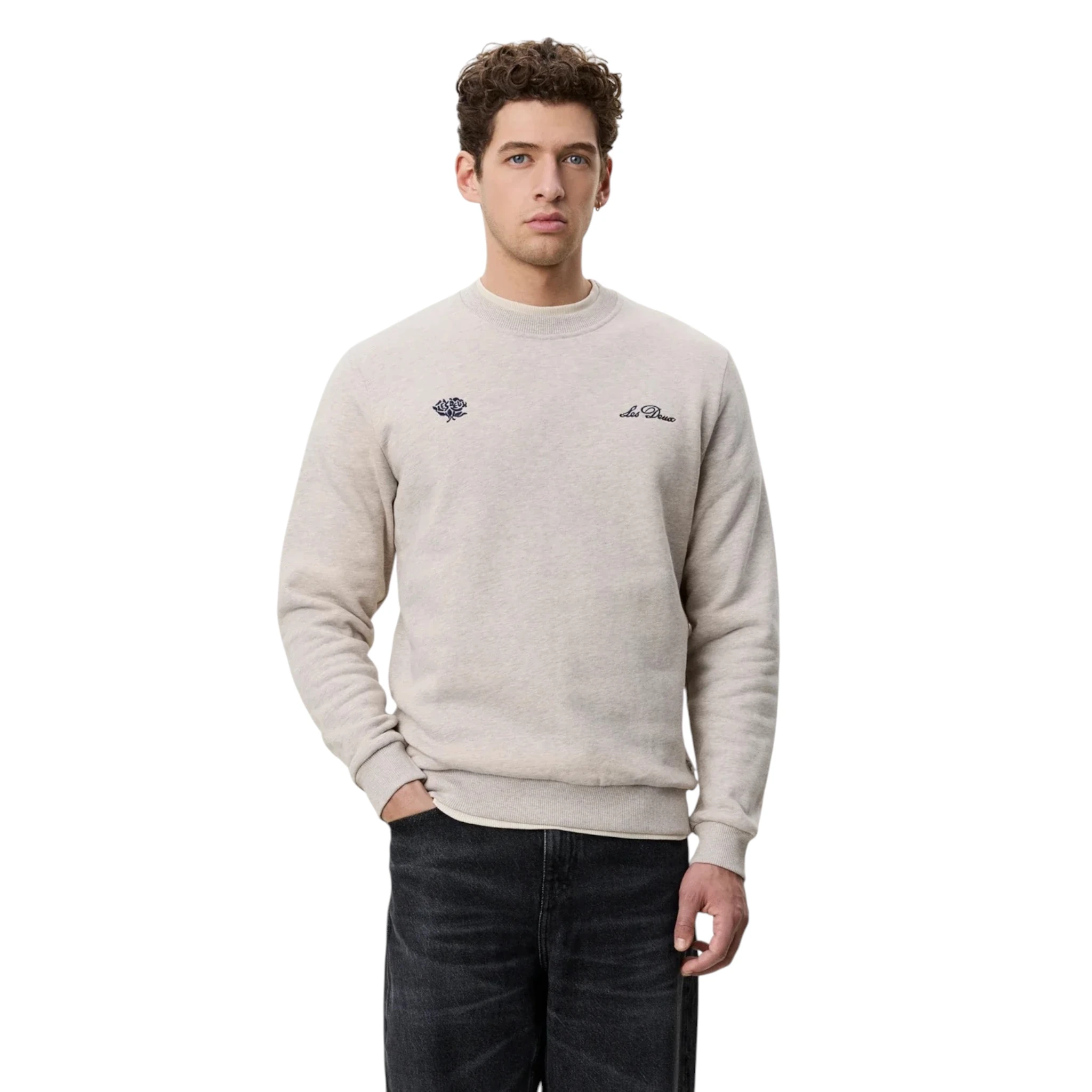 LES DEUX SIGNATURE SWEATER BEIGE