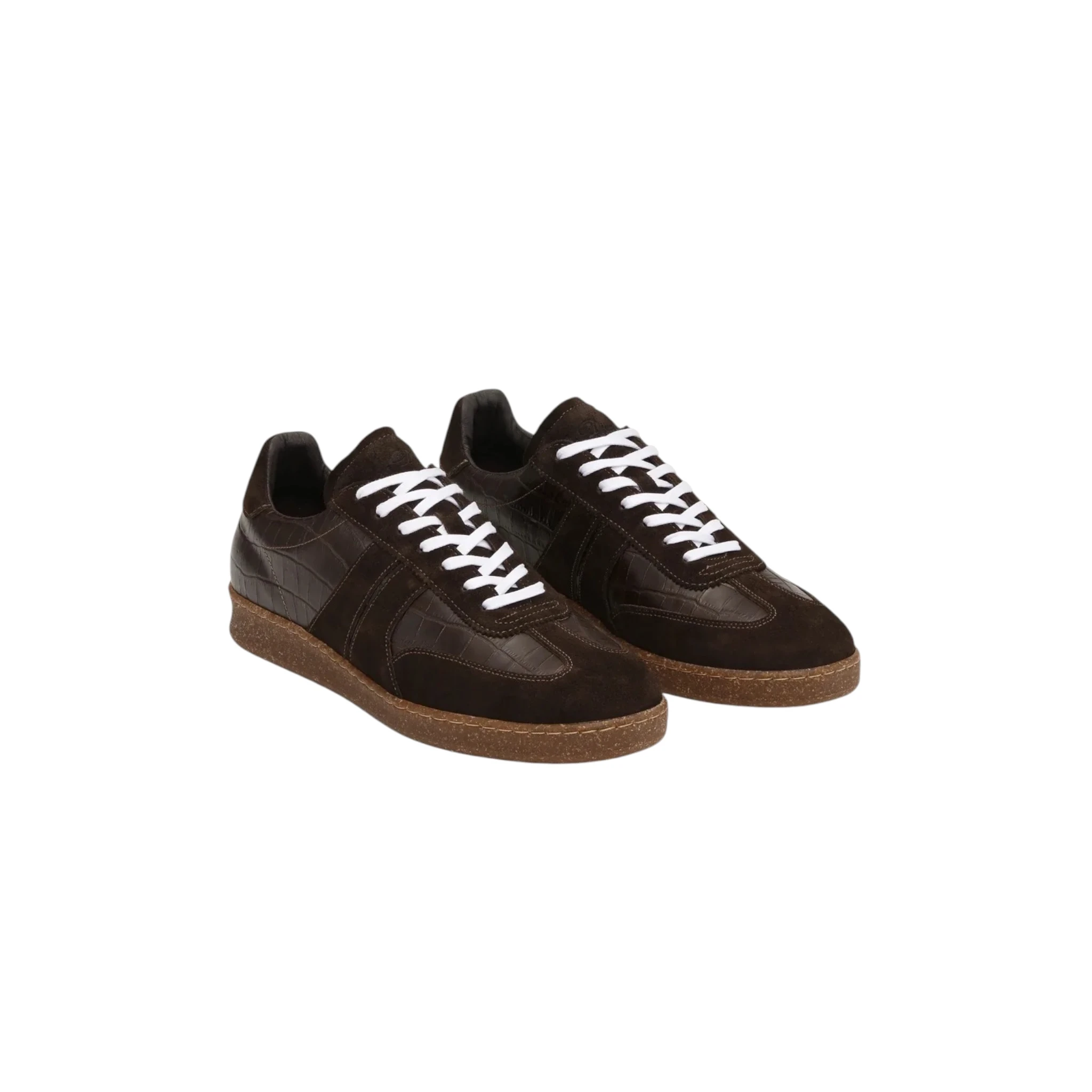 LES DEUX CROCCO SNEAKERS BROWN