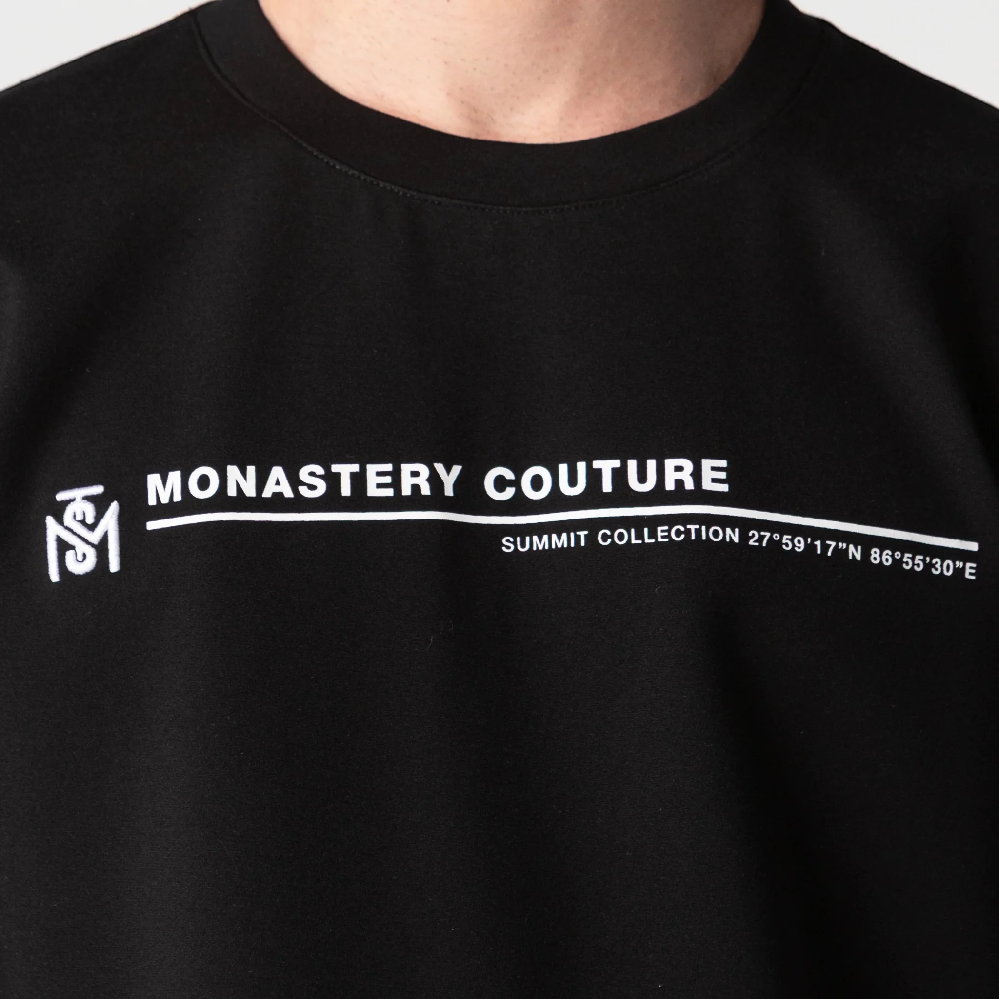 MONASTERY JAMESON T-SHIRT MEN BLACK